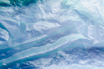 Obraz premium Green and blue cellophane texture