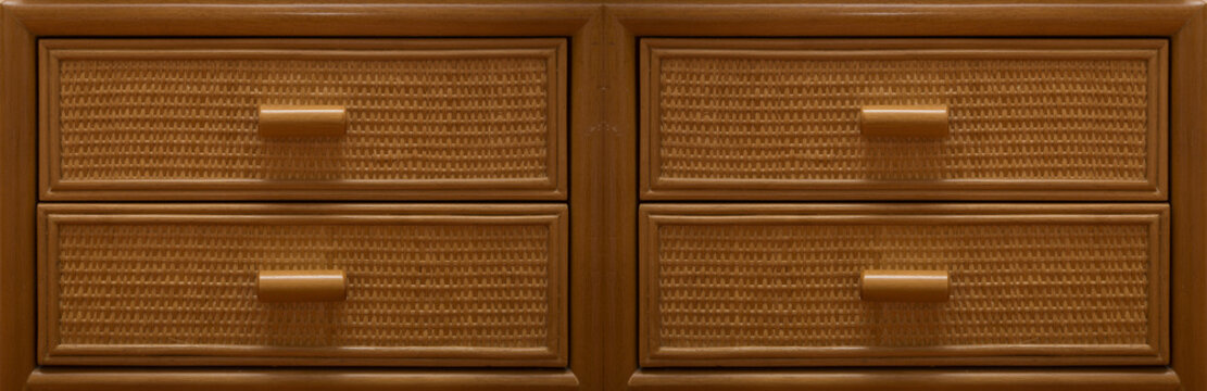 modern brown wooden drawers