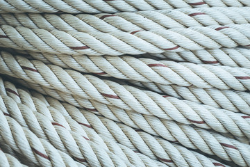 Roll of white rope