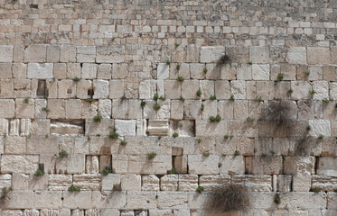 Stones of the Wailing wall - Jerusalem