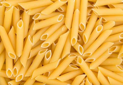 Raw Penne Pasta