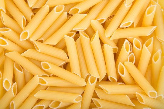Raw Penne Pasta