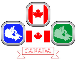 Obraz na płótnie Canvas symbol of CANADA