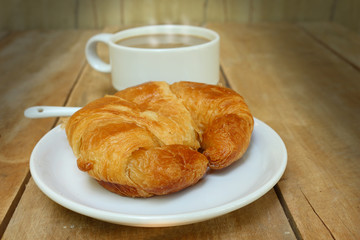 Coffee and bread