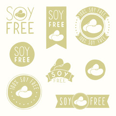 Soy free badges.