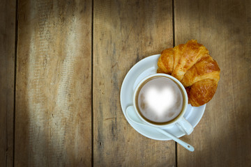 Coffee and bread