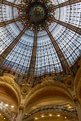 Obraz premium Galeries Lafayette interior in Paris.