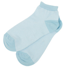 Pair of socks. Isolated on white background