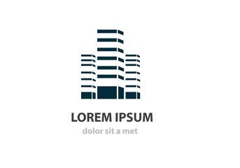 Vector building logo icon for your company.
