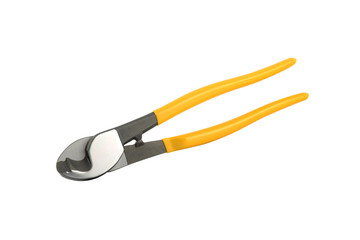 A pair of pliers, isolated on a white background.