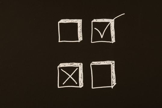 checkbox good or fault on blacboard