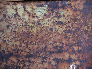 texture of rusty metal