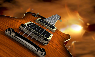 Fototapeta na wymiar e-gitarre