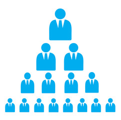 Pyramid Scheme Flat Icons