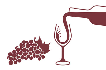 Wein Einschenken - Rotwein