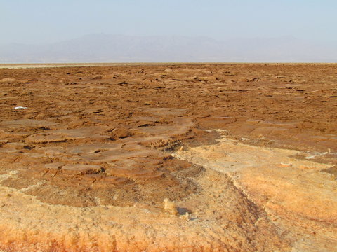 Danakil Depression,hot Springs,Ethiopia