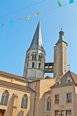 église deux clocher saône et loire