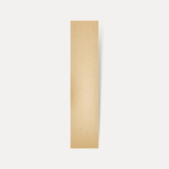 3d elegant folded paper letter I