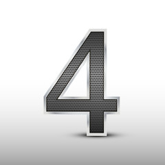 Fototapeta premium 3d speaker grille number 4