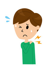 男性　肩の痛み　肩こり