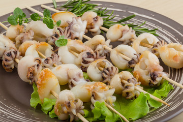 Grilled cuttlefish