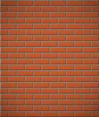 wall of red brick seamless background