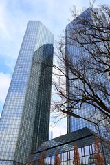 Frankfurt, Deutsche-Bank-Hochhaus  (März 2015)