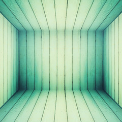 Grunge retro wooden room texture background.