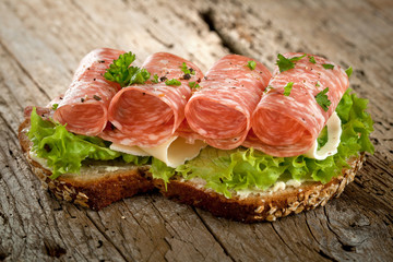 Salami sandwich 