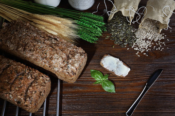 delicious homemade whole grain bread