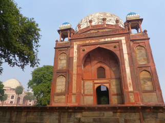 Fototapeta na wymiar Tomb of Baraber at Humayun's Tomb complex, Delhi, India