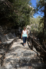 Obraz premium Frau in Agios Nikoalos, Kreta