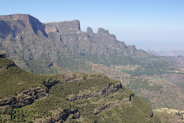 Fototapeta na wymiar Semien Mountains National Park, Äthiopien, Afrika