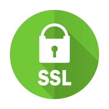 Ssl Green Flat Icon