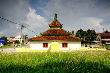 Air Barok Mosque at Jasin Malacca, Malaysia