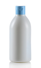 Cosmetic bottle isolated on white