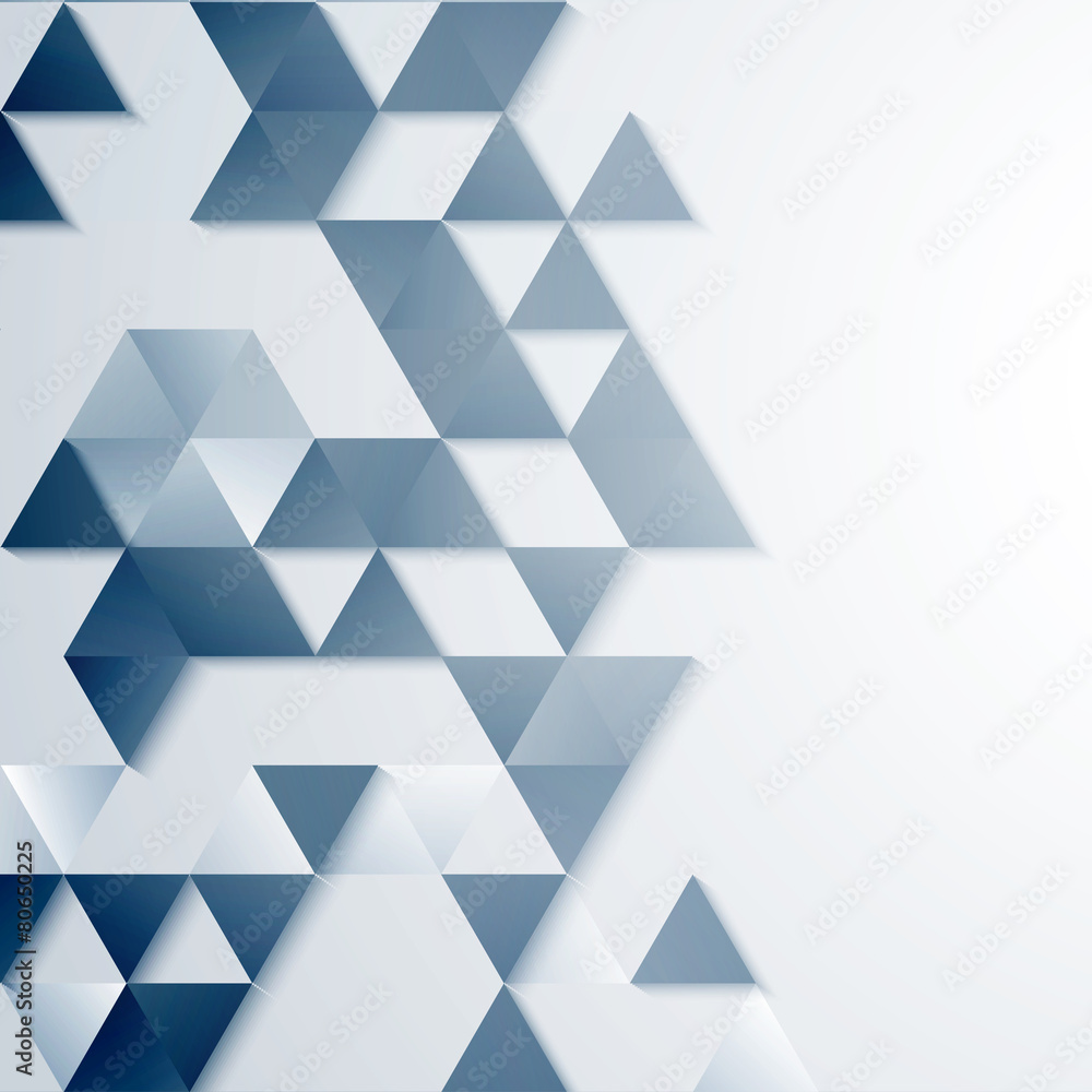 Poster abstract geometric background with triangles shapes.