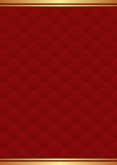 red background with decorative pattern
