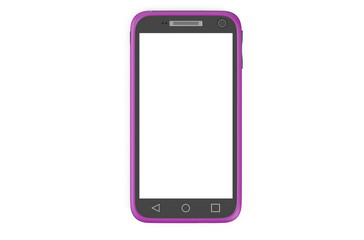 purple smartphone