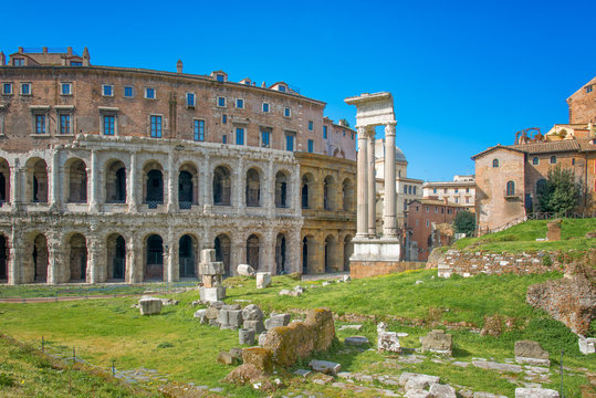 The theater of Marcellus Rome - Italy
