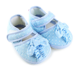 Baby shoes isolated on white