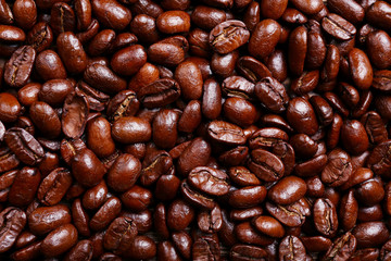 Coffee beans background