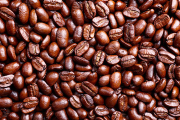 Coffee beans background