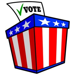 Obraz premium Ballot Box Icon