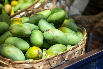 fresh green papaya