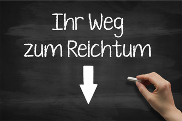 Fototapeta premium Ihr weg zum Reichtum 3003