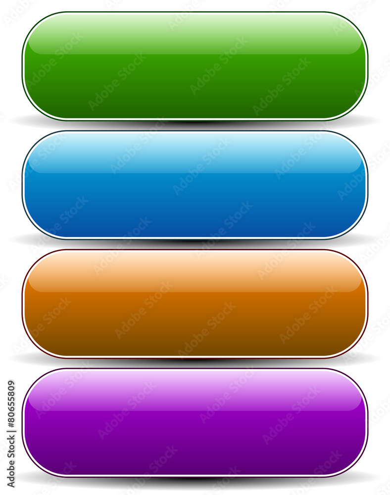 Poster glossy empty rounded button, banner backgrounds.