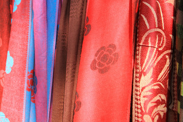 Colorful Thai silk