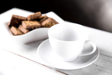 Coffee break, ambient natural home concept