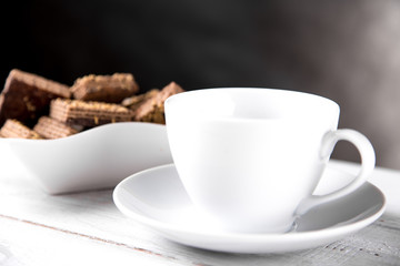 Coffee break, ambient natural home concept